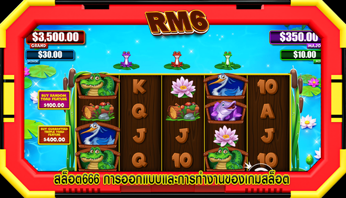 สล็อต666 การออกแบบและการทำงานของเกมสล็อต